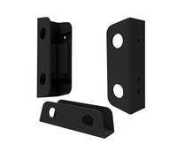 Milageto Soporte para Portátil Debajo del Escritorio con Almohadillas Antirrayaduras Organizador de Almacenamiento Universal Estante Metálico Resistente, Negro