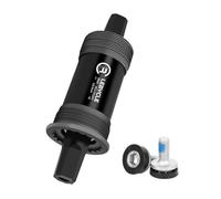 Milageto Square Taper Pedalier Bicicleta Rodamiento Doble Sellado Eje Cuadrado Accesorio Fácil Instalación Metal Adecuado para Accesorios, 122.5 mm.