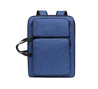 Milageto Storage Tote Art Portfolio Case Art Organizador para 8K Sketch Artwork Drawing Painting Sketching Boards Bag para Lápiz Paleta Pincel, Azul