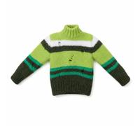 Milageto Suéter Cuello Alto Ligero Acogedor Ropa , Verde Entremezclado , 30 Centímetros