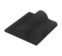 Milageto Tabla de equilibrio para fortalecer el arco del pie, ejercitador de tobillo y pie, ergonómica, de espuma EVA, para adultos, multiusos, con soporte, Negro 15 Cm