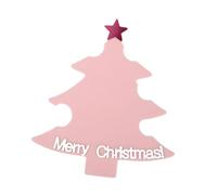 Milageto Tablero de Exhibición de Arte de Uñas con Superficie Lisa Y Versátil, con Forma de de Navidad para Salón, Rosa