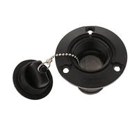 Milageto Tapón de Combustible Tapa para Depósito Accesorios de Motor Marino con Diseño Antipérdida y Cadena de Retención Apto para Embarcación Yate Tractor