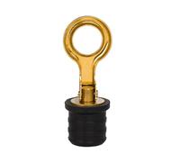 Milageto Tapón de Drenaje Accesorio para Tuberías Embarcaciones Yates Fácil Uso Colocación Rápida en Goma Latón Recambio para Plomería Uso en Reparación Barcos, Mango a presión de 30 mm.