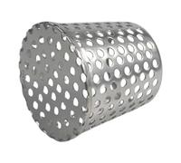 Milageto Tapón de Drenaje con Diseño de Rejilla, Tapa de Drenaje, Cubierta de Acero Inoxidable Resistente, Malla Filtrante para Hojas, Resistente a La Corrosió, Tubo 75