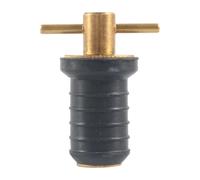 Milageto Tapón de Drenaje Marino de Rendimiento Estable, de Goma Y Latón, para Yates, Kayaks Y Embarcaciones, de 3 a 4 Pulgadas