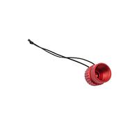 Milageto Tapón de Polvo Protector Regulador Cubierta Antidesechos Tanque Buceo Protector Tapón de Aluminio Reemplazo Accesorio Adecuado para Deportes, Rojo