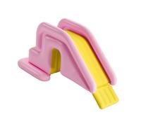 Milageto Tobogán acuático Inflable para niños, versátil, con Bomba de pie, Profesional, Resistente, para Interiores y Exteriores, Rosa