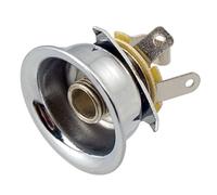 Milageto Toma de Salida de Pastilla de Guitarra de 1/4 '' para Piezas de Guitarra Eléctrica, Plata