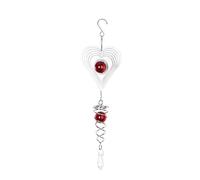 Milageto Torbellino Espiral de Cristal de Acero Inoxidable Creativo, Torbellino de Viento Rd Gift