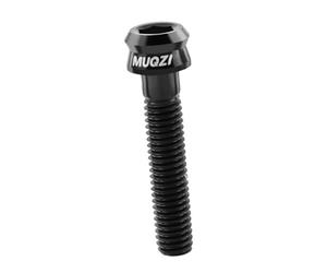 Milageto Tornillo para Bicicleta de Titanio para Tapa de Potencia Repuesto Robusto Y Portátil Fijación Segura M6 en El Manillar Apto para Ciclistas Reparación, Negro M6x30mm