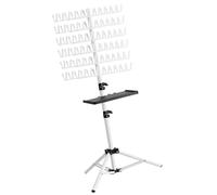 Milageto Trenzado Cabeza de cabello Herramientas para el cabello para estilistas Cabello de doble cara Pequeña para la extensión del cabello altura ajustable, Blanco