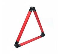 Milageto Triángulo Billar Resistente Rack Billar Triángulo Bolas, Rojo