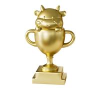Milageto Trofeo Premio Competición Copa Estatuilla Resina con Base Antideslizante y Diseño Ligero Adecuado para Actividades Educativas
