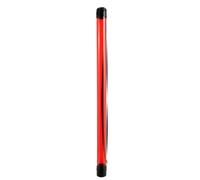 Milageto Tubo Recogedor Pelotas Tenis Portátil Tubo Recogepelotas con Correa Ligero para Tenistas, Rosa Rojizo, 8.5 96