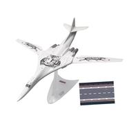 Milageto Tupolev Tu 160 Maqueta Avión Bombardero Estratégico Modelo Aeronave Miniatura Avión Coleccionismo Souvenir Aviación con Soporte de Exhibición en Aleac, Patrón de Tigre