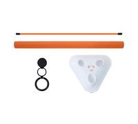 Milageto Varilla de alineación de Golf y Soporte de ángulo Ayuda para el Entrenamiento de Swing Dispositivo de Asistencia de Swing de ángulo Ajustable fácil de