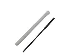 Milageto Varilla Limpiadora de Flauta Varilla Cepillo Escobilla Accesorio con Espiral Absorbente de Microfibra y Silicona Apto para Mantenimiento Diario Después de Ensayos Clases y Calentamientos
