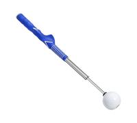 Milageto Varilla retráctil para Entrenamiento de Swing de Golf, para Calentamiento, Ligera, para corrección de posición y Ejercicios de, Azul