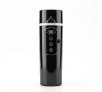 Milageto Vaso Calefactor con Pantalla Digital Compatible con 12V/24V Vaso Pantalla Digital Temperatura Acero Inoxidable 304 Portavasos Inteligente, Estilo A