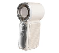 Milageto Ventilador de Mano portátil, Ligero, Compacto, de Bolsillo, Potente, Multiusos, Accesorios Mini Ventilador para Exteriores, Interiores, Viajes y, Blanco