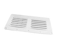 Milageto Ventilador Redondo Marino Ventilación Rejilla Redonda Rejilla Louver Redonda Toma de Aire Plástico Redondo Instalación Enrasada con Paso de Aire