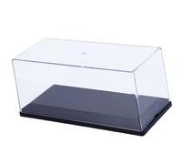 Milageto Vitrina acrílica para Modelo de vehículos 1/32 con Organizador Base, escaparate de protección a Prueba de Polvo, Caja expositora para Figuras de