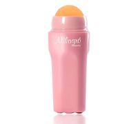 Milagro Beauty Rodillo facial volcánico absorbente de aceite, herramienta reutilizable para el cuidado de la piel facial en casa y sobre la marcha, mini masaje (rosa)