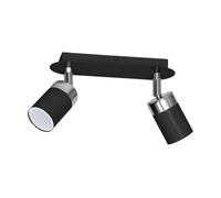 Milagro Joker MLP911 - Lámpara de techo (2 x 8 W, GU10, IP20), color negro