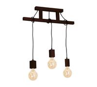 Milagro Lámpara colgante JACK 3xE27/40W/230V madera negra