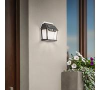 Milagro Lighting Aplique LED para exterior Filo Double, negro, IP44 True