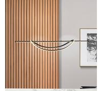 Milagro Lighting Lámpara colgante LED Ambar, metal, negro, 4000 K