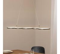 Milagro Lighting Lámpara colgante LED Olympia, metal, negro, 4000 K True