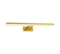 Milagro ML5734 - Lámpara de espejo para cuarto de baño, 13,8 W, LED, color dorado brillante, IP44, luz blanca neutra, 4000 K, 230 V