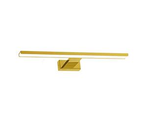 Milagro ML5734 - Lámpara de espejo para cuarto de baño, 13,8 W, LED, color dorado brillante, IP44, luz blanca neutra, 4000 K, 230 V