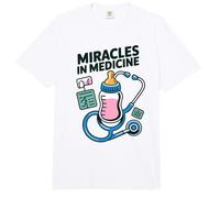 Milagros en Medicina Cuidado Neonatal sanar Milagro médico bebé Comfort Colors Adult Heavyweight T-Shirt