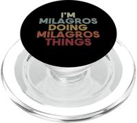 Milagros Name Milagros Personalized Name First Given PopSockets PopGrip para MagSafe