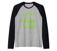 Milagroso trabajador si suenas mal, eres tú ingeniero de sonido divertido Camiseta Manga Raglan
