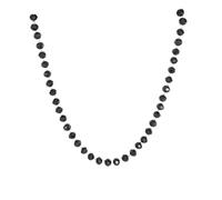 MILAKOO Black Crystal Necklace Gothic Lyered Choker für Frauen Dangling Disc Choker Adjustable Summer Party Jewerly, Zinc, No es una piedra preciosa
