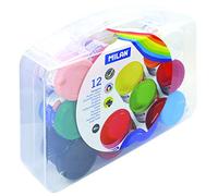 MILAN 03212 - Pack de 12 témperas, Multicolor, 40 ml