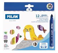 Milan 0692412 - Pack de 12 rotuladores super lavables
