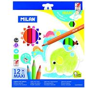Milan 0722412 - Pack de 12 lápices de Colores, hexagonales