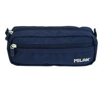 Bolso escolar portatodo milan serie 1918 2 cremalleras color azul marino 210x85x61 mm - 081148SNCB