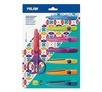 Milan 14930908 - Set con tijeras y 8 hojas intercambiables