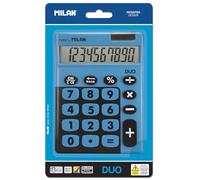 MILAN Calculadora DUO 150610TDBBL 10 dígitos 14,5 x 10,6 x 2,1 cm Azul