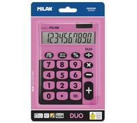 Blister calculadora duo 10 digitos rosa teclas grandes milan - Neoferr