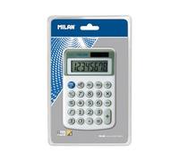 Milan 40918BL - Calculadora, 8 Dígitos, Blanco, Pequeño