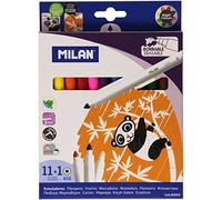 MILAN 80093 - Rotuladores, Blanco, Pequeño, 12 unidades