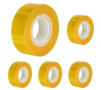 MILAN 80202 - Rollo cinta adhesiva, transparente de tono ligeramente amarillo (Paquete de 5)