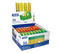 Milan 80215 - Caja con 36 miniportarrollo cinta adhesiva